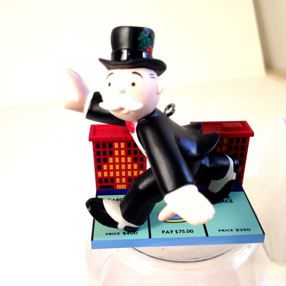 Vintage Mr. Monopoly Keepsake Christmas Ornament 2000 Hallmark Collectable - Picture 7 of 12